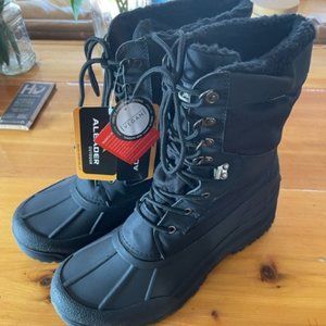 ALEADER Men's Lace Up Insulated Heavy Duty Waterproof Winter Snow Boots Size 12